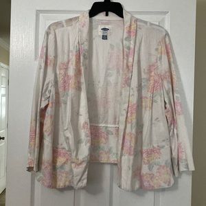 Old Navy open floral blazer
